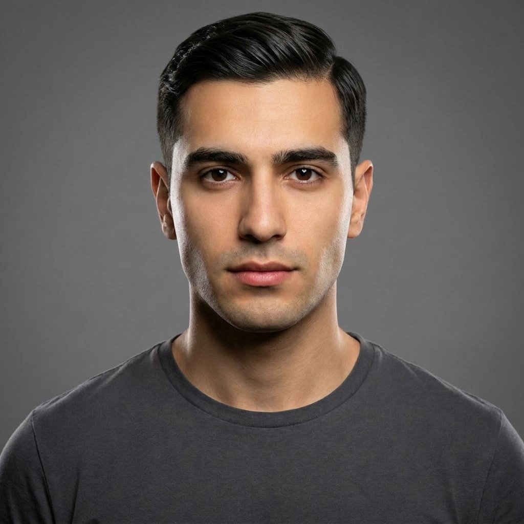 Classic Side Part, ön görünüm